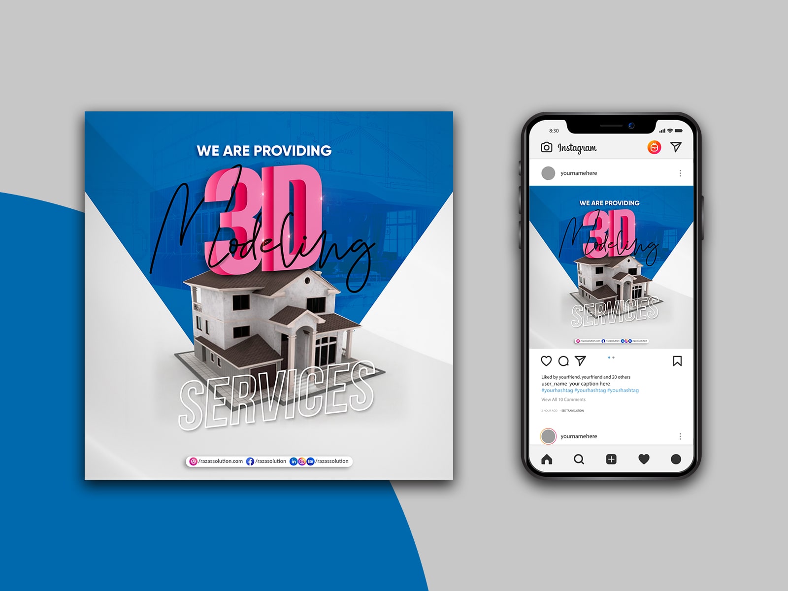 Social Media Advertising Poster Design Services